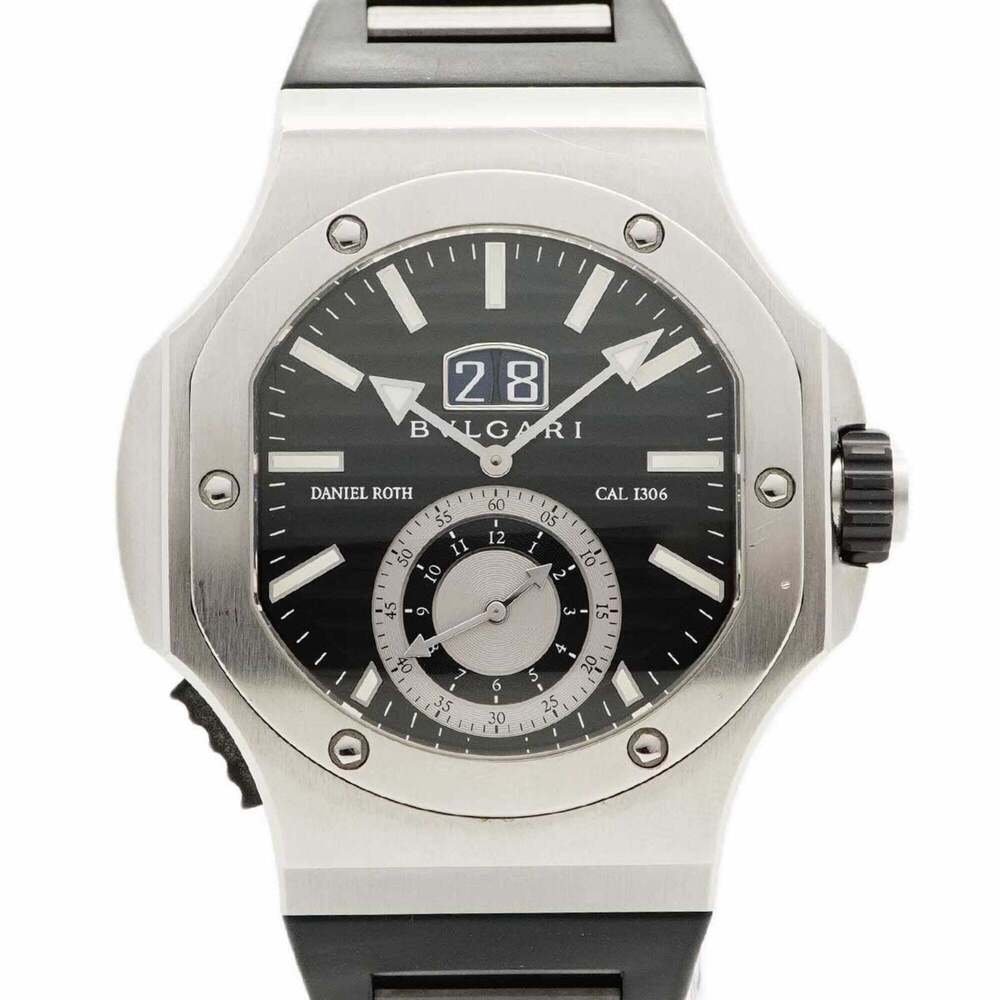 Bulgari Daniel Roth Chronosprint BRE56BSLDCHS Black Dial Men's Watch